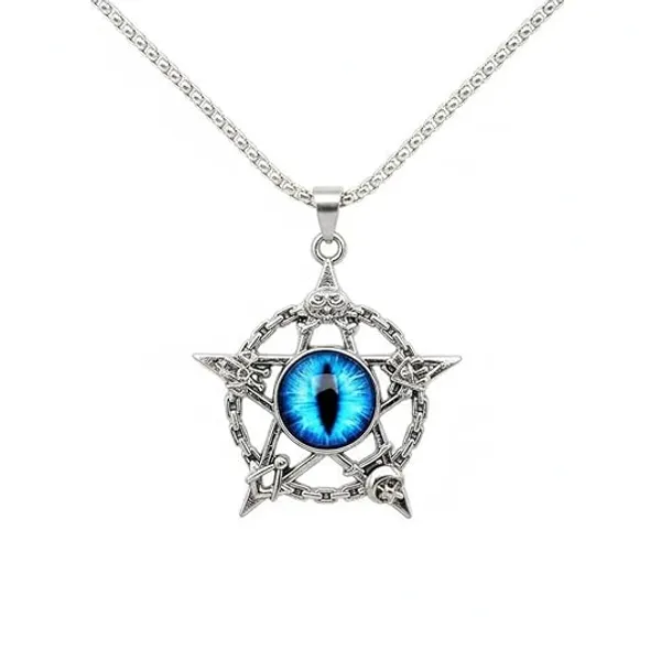 Blue_And_Silver_Stainless_Steel_Evil_Eye_Pendant_Necklace