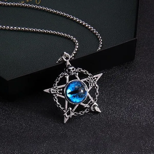 Blue_And_Silver_Stainless_Steel_Evil_Eye_Pendant_Necklace