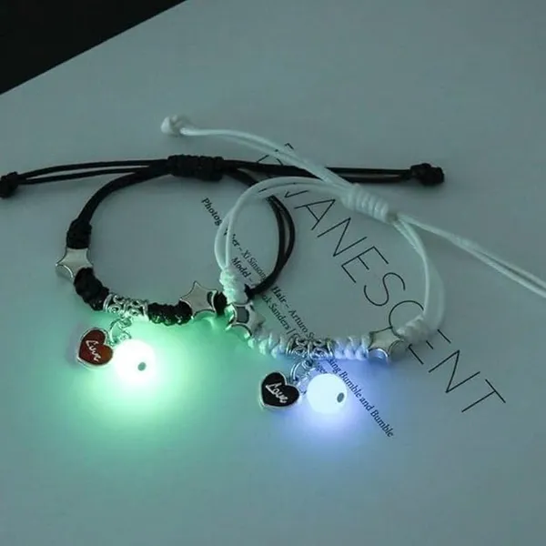Black_White_Stainless_Steel,Acrylic_Plastic_Lock_And_Key_Couple_Bracelet_Set