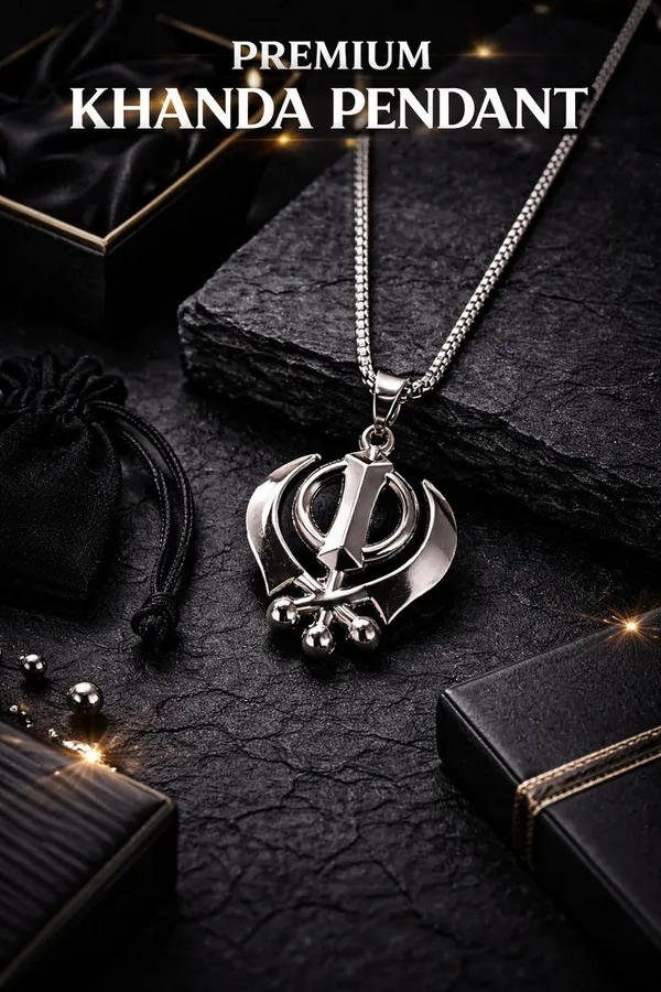 Silver_Stainless_Steel_Khanda_Pendant_Necklace