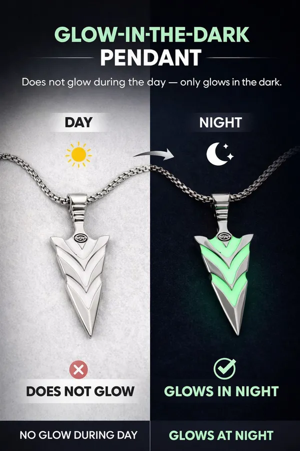 Silver_And_Radium_Stainless_Steel_Radium_Arrow_Pendant_Necklace