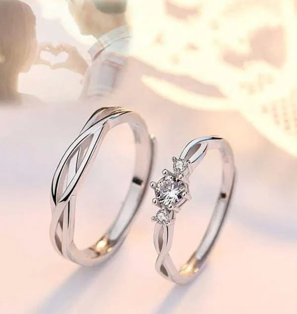 Silver_Stainless_Steel_Couple_Ring_Set