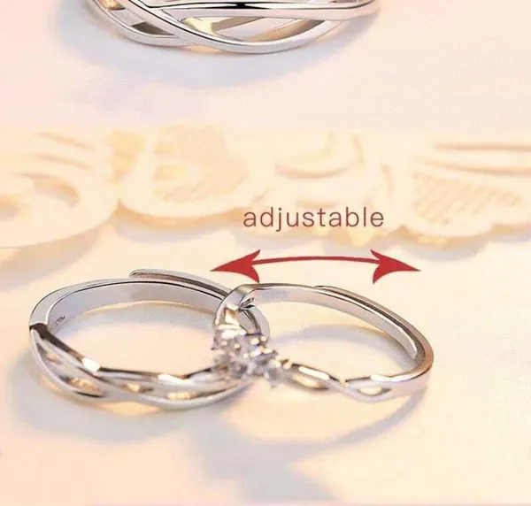 Silver_Stainless_Steel_Couple_Ring_Set
