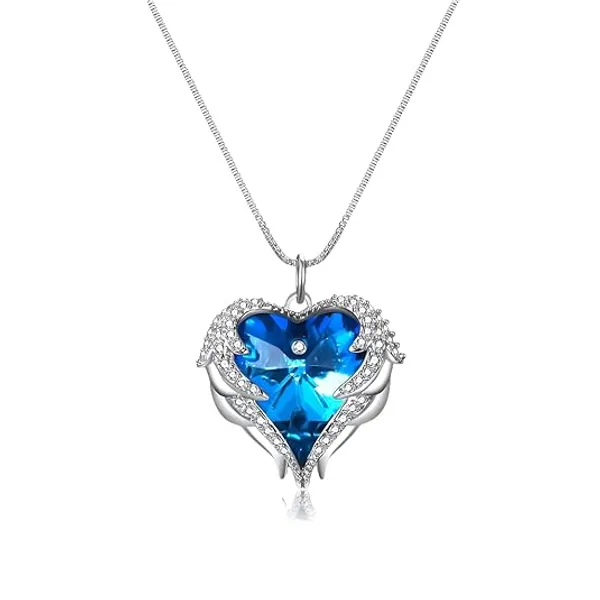 Silver_Blue_Stainless_Steel_Pendant_Necklace