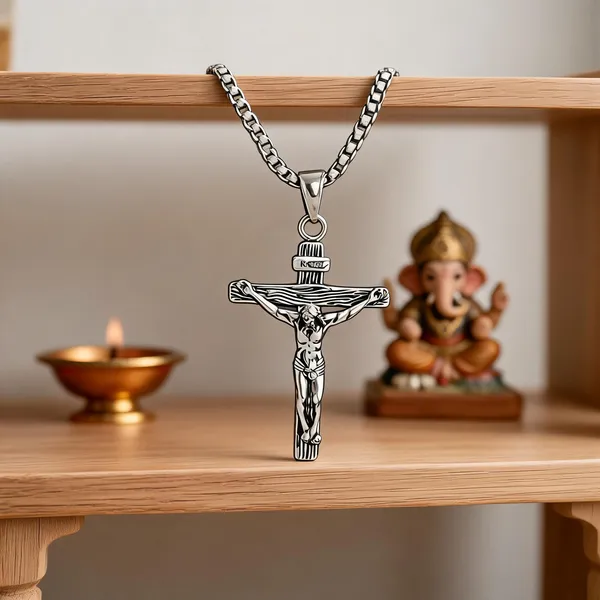 Silver_Stainless_Steel_Jesus_Pendant_Necklace