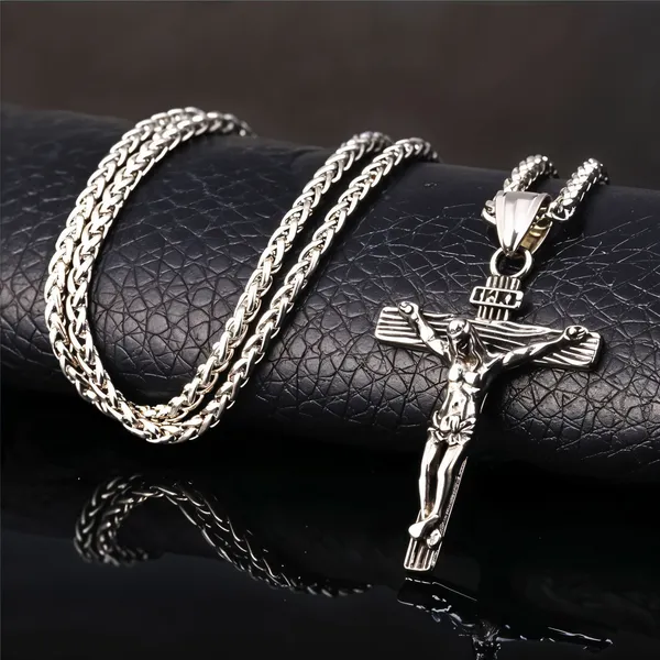 Silver_Stainless_Steel_Jesus_Pendant_Necklace