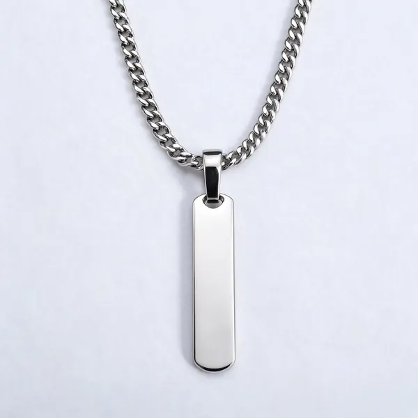 Silver_Stainless_Steel_Bar_Pendant_Necklace