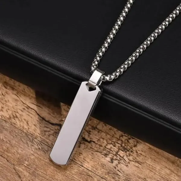 Silver_Stainless_Steel_Bar_Pendant_Necklace