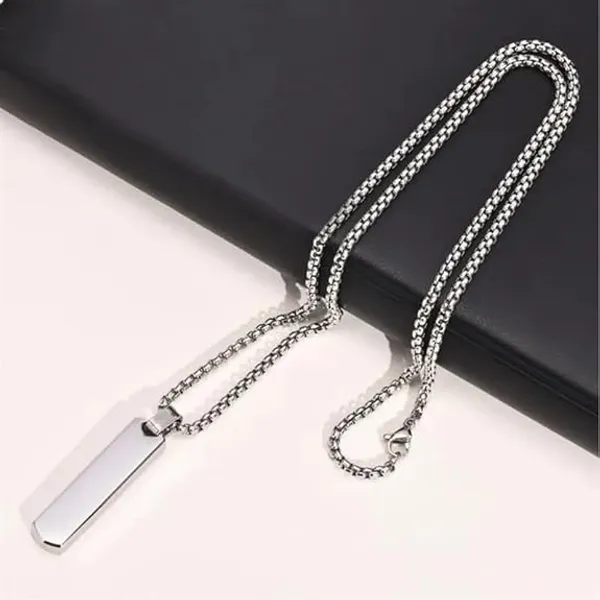 Silver_Stainless_Steel_Bar_Pendant_Necklace