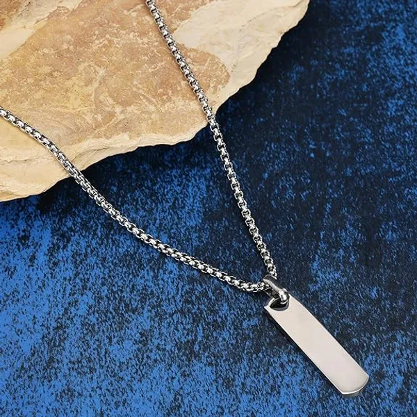 Silver_Stainless_Steel_Bar_Pendant_Necklace