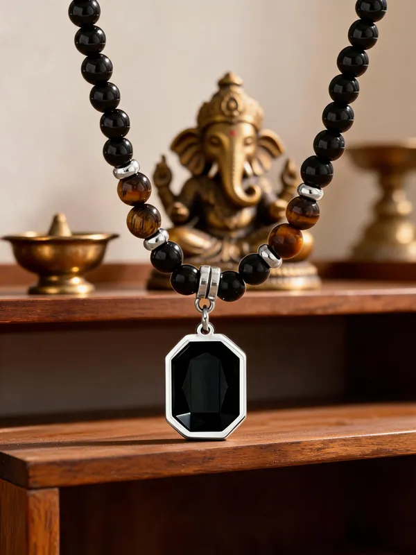 Black_Stainless_Steel_Pendant_Necklace