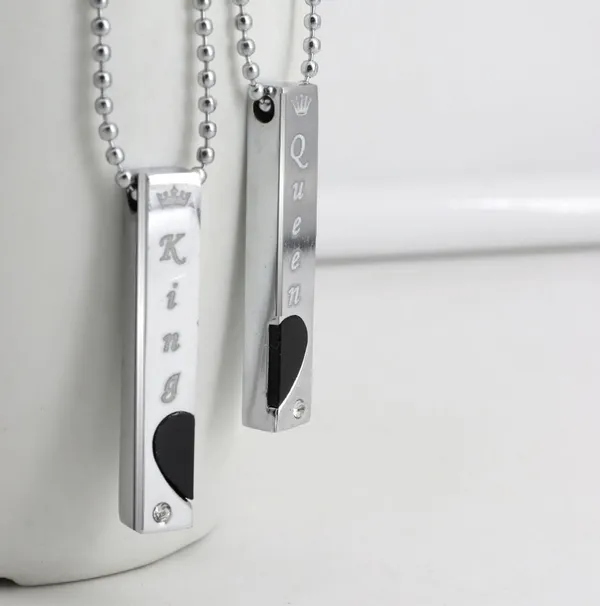 Silver_Stainless_Steel_Couple_Pendant_Set