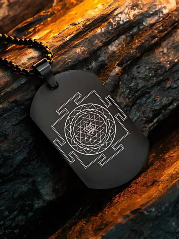 Black_Stainless_Steel_Religious_Pendant_Necklace