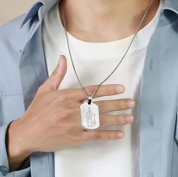 Silver_Stainless_Steel_Locket_And_Pendant_Necklace_For_Men_And_Guys
