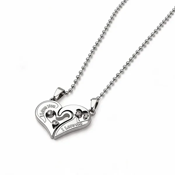 Silver_Stainless_Steel_Heart_Pendant_Necklace