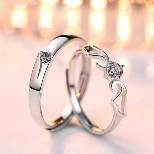 Silver_Stainless_Steel_Couple_Ring_Set