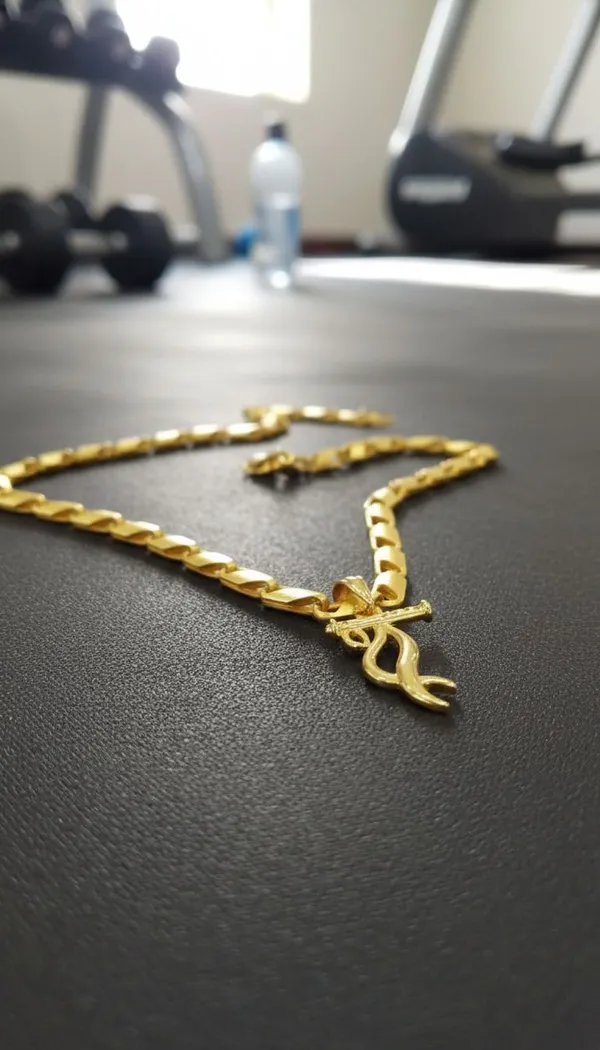 Gold_Stainless_Steel_Krishna_Flute_Pendant_Necklace