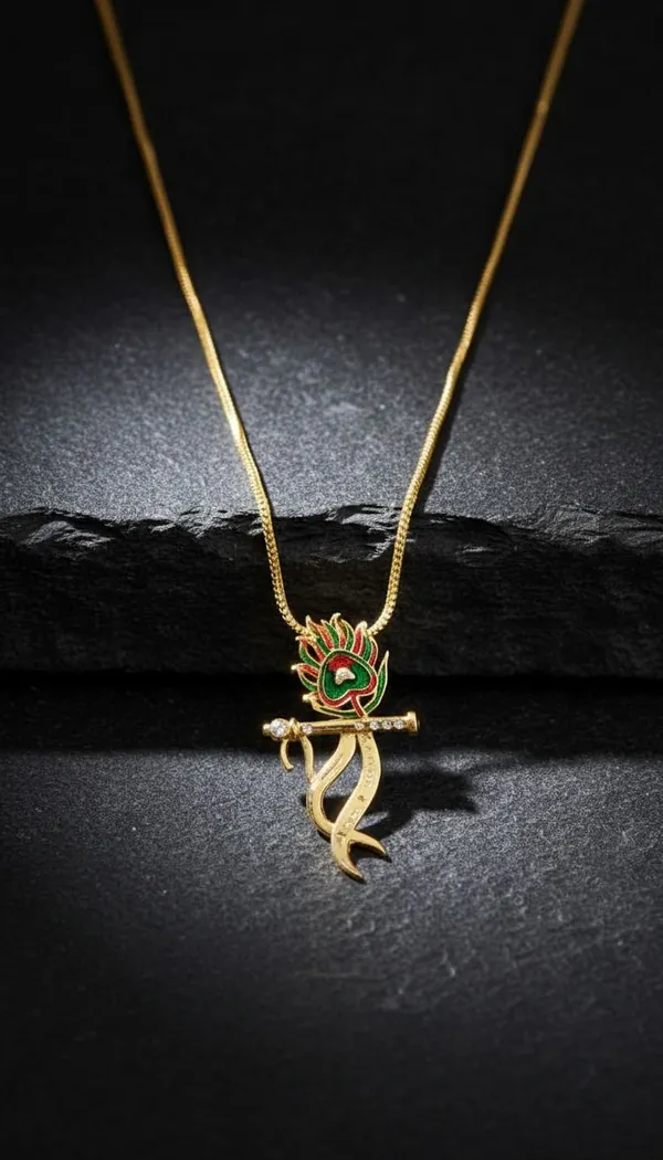 Gold_And_Silver_Stainless_Steel_Fashion_Locket_Necklace