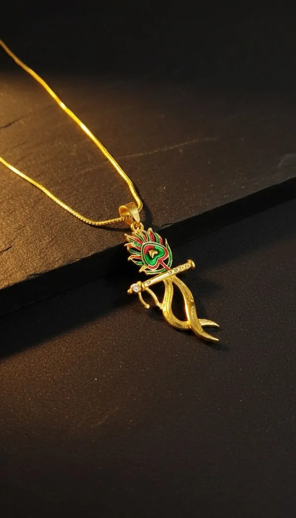 Gold_And_Silver_Stainless_Steel_Fashion_Locket_Necklace