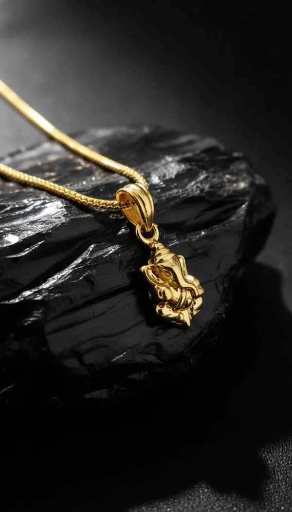 Gold_Stainless_Steel_Ganesha_Pendant_Necklace