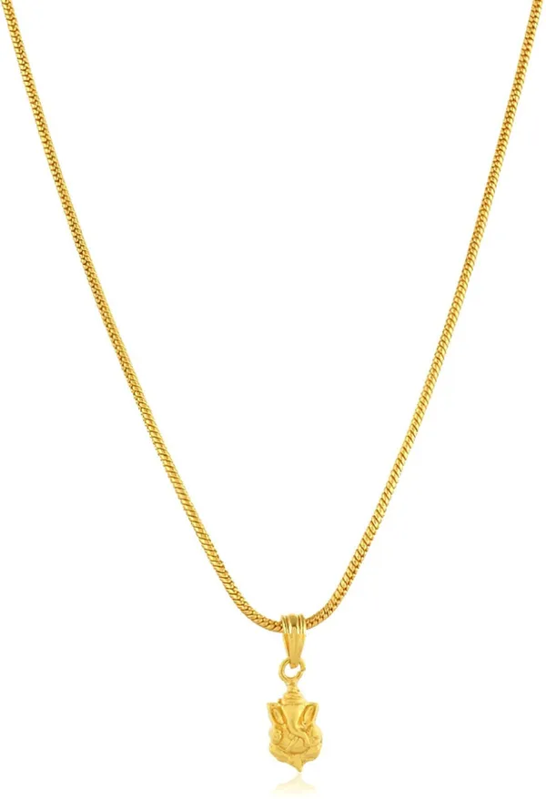 Gold_Stainless_Steel_Ganesh_Pendant_Necklace