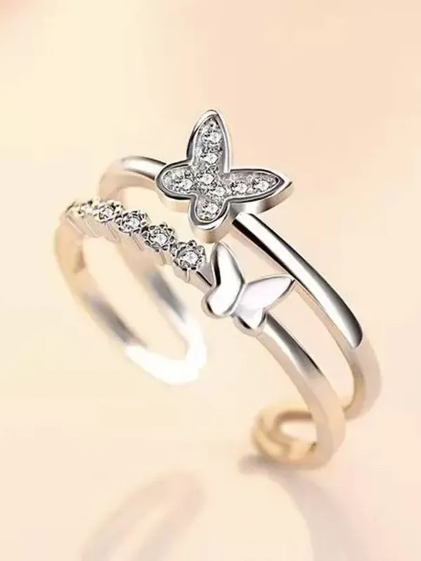 Silver_Stainless_Steel_Butterfly_Adjustable_Ring