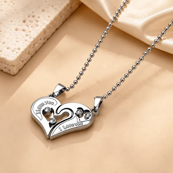 Silver_Stainless_Steel_Heart_Pendant_Necklace