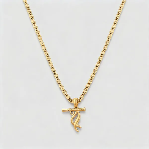 Gold_Stainless_Steel_Krishna_Flute_Pendant_Necklace