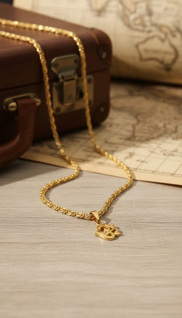 Gold_Stainless_Steel_Om_Pendant_Necklace