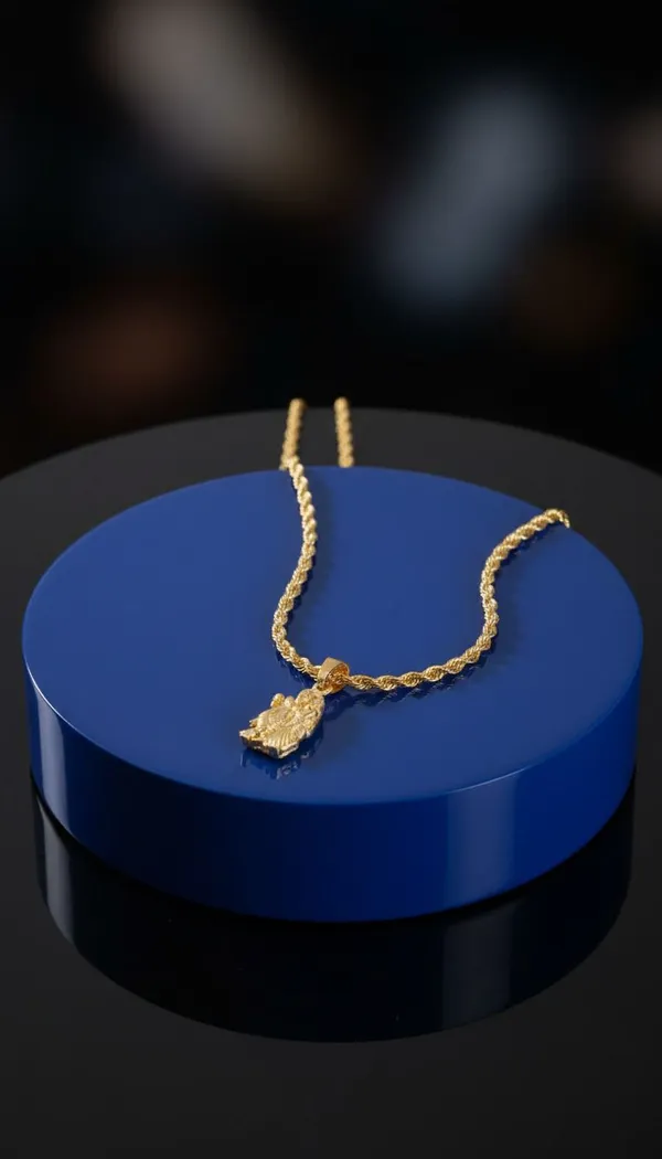 Gold_Stainless_Steel_Krishna_Pendant_Necklace
