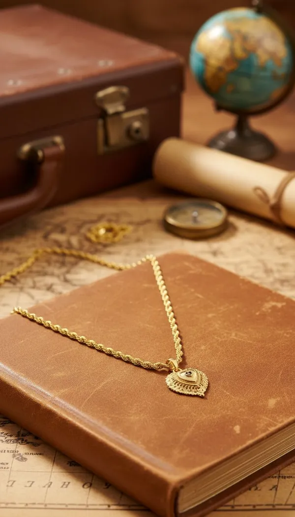 Gold_Stainless_Steel_Heart_Pendant_Necklace