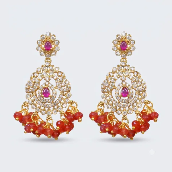 Gold_Tone_Micro_Plated_Cz_Traditional_Necklace_Set_With_Earrings_For_Women