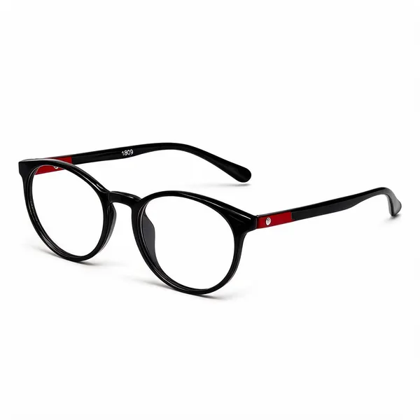 Lensindian_Flexible_Full_Rim_frame_Black_Red_1809