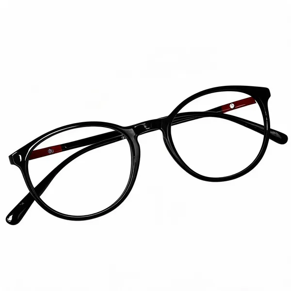 Lensindian_Flexible_Full_Rim_frame_Black_Red_1809
