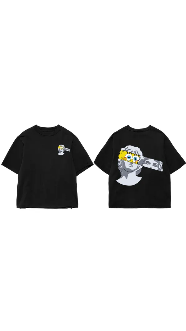 Black_Cotton_Graphic_Print_Crew_Neck_T-Shirt_For_Unisex_Available_in_(_Regular_|_Over_Sized_|_Crop_Top_)