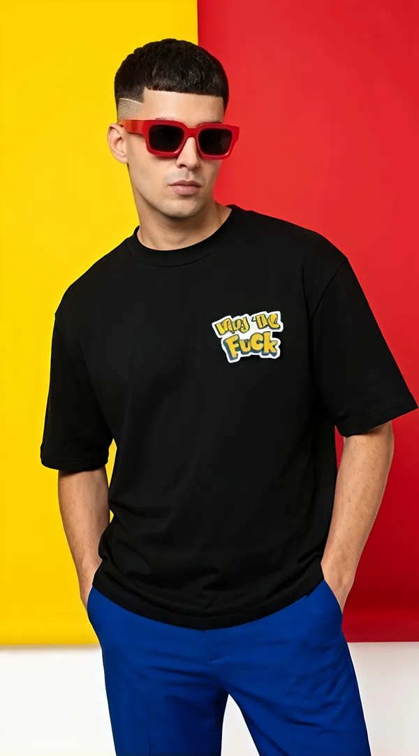 Black_Cotton_Graphic_Print_Crew_Neck_T-Shirt_For_Unisex_Available_in_(_Regular_|_Over_Sized_|_Crop_Top_)