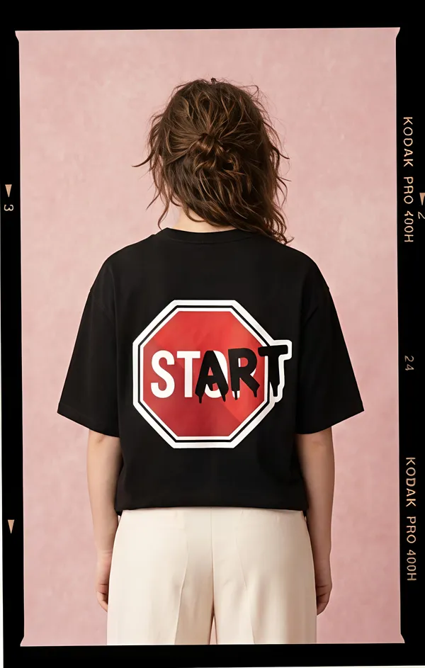 Black_Cotton_START_Arts_Graphic_Print_T-Shirt_For_Unisex_Available_in_(_Regular_|_Over_Sized_|_Crop_Top_)