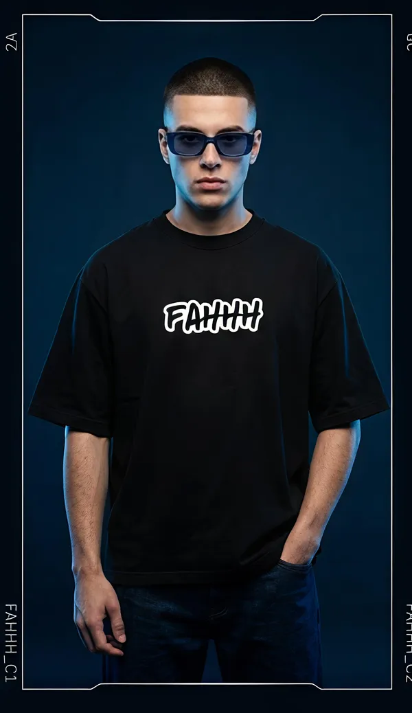 Black_Cotton_FAHHH_Graphic_Print_T-Shirt_For_Kids_Available_in_(_Regular_|_Over_Sized_|_Crop_Top_)
