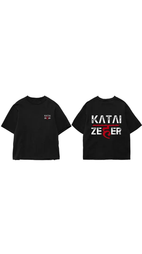 Black_Cotton_Crew_Neck_Graphic_Print_T-Shirt_For_Unisex_Available_in_(_Regular_|_Over_Sized_|_Crop_Top_)