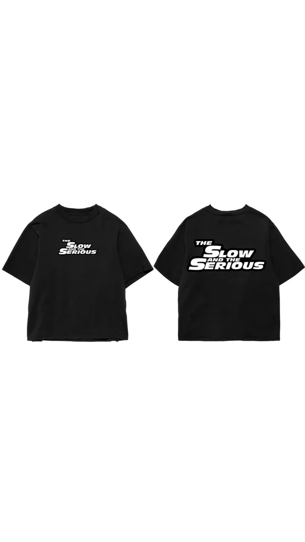 Black_Cotton_Slow_and_the_Serious__Print_Crew_Neck_T-Shirt_For_Unisex_Available_in_(_Regular_|_Over_Sized_|_Crop_Top_)