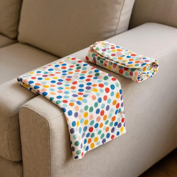 Printed_Cotton_Baby_Spread_And_Stroller_Shade_110X110_Polka_Dots_Swaddle