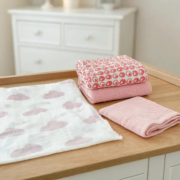 Pink_Printed_Baby_Swaddle_Wrap_Set_-_Set_Of_3_-_Pink_Combo_With_Clouds