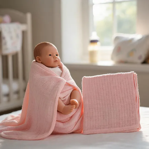 Pink_Textured_Wrap_Scarf_For_Women_-_Swaddle_-_80_X80_Plain_Pink_-_Pack_Of_2