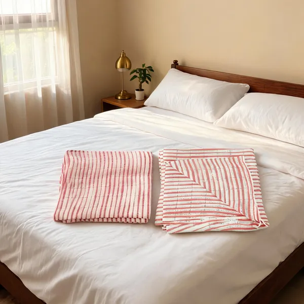 Pink_Striped_Fabric_Bedsheet_80X80_Pink_Strips_-_Pack_Of_2