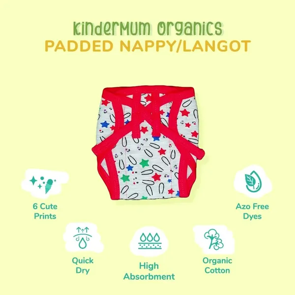 Kindermum_Multicolour_Reusable_Cloth_Baby_Padded_Nappies_Set_Set-Of-3---Polka-Sweettreat-Flora-Combo
