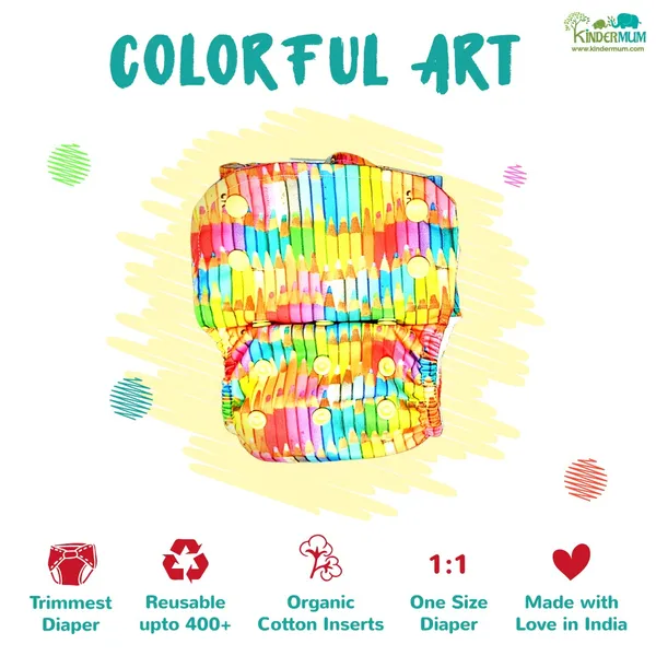 Multicolor_Cloth_Diaper_With_Three_Organic_Cotton__Inserts_-_For_Daytime_And_Nighttime_For_8+_Hours_Of_Absorbency