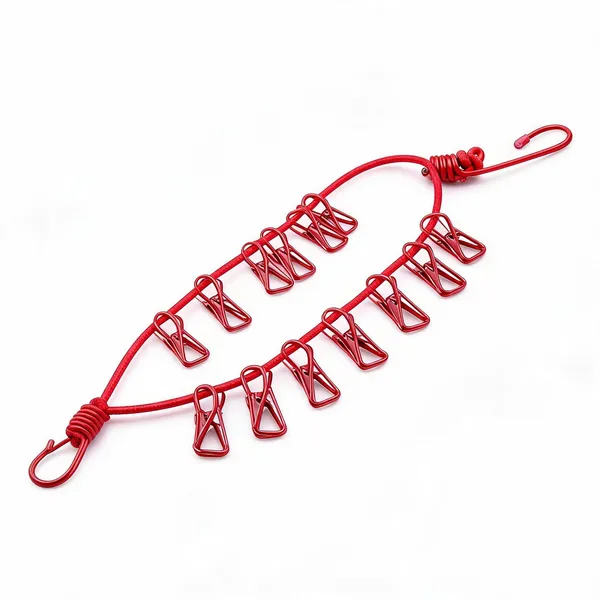 Metal_Coated_Multi-Clip_Hanging_Rope_For_Laundry_Drying