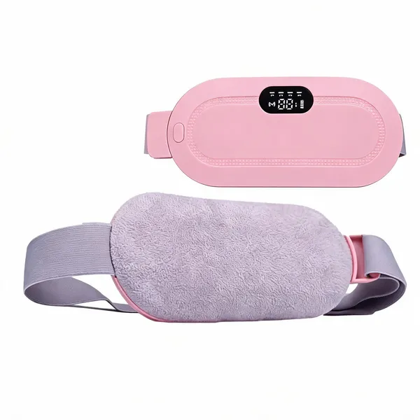Pink_Heated_Waist_Belt_Massager_With_Digital_Display