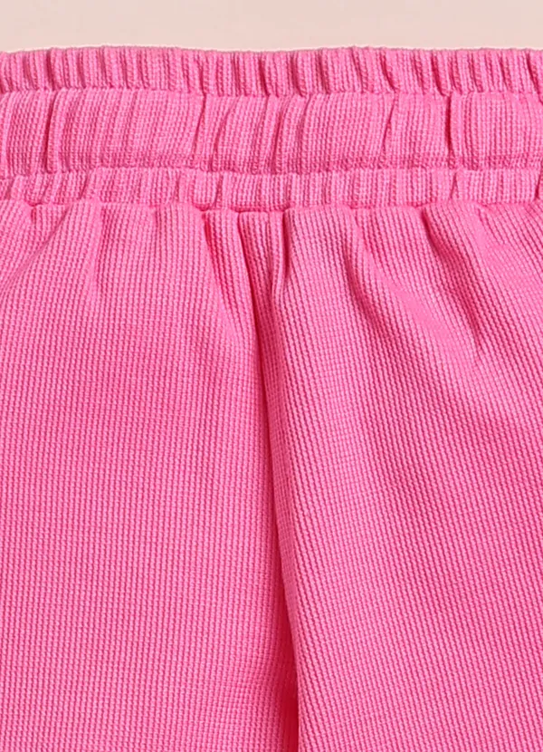 Pink_Ribbed_Cotton_Printed_Top_And_Cargo_Pants_Set_For_Girls
