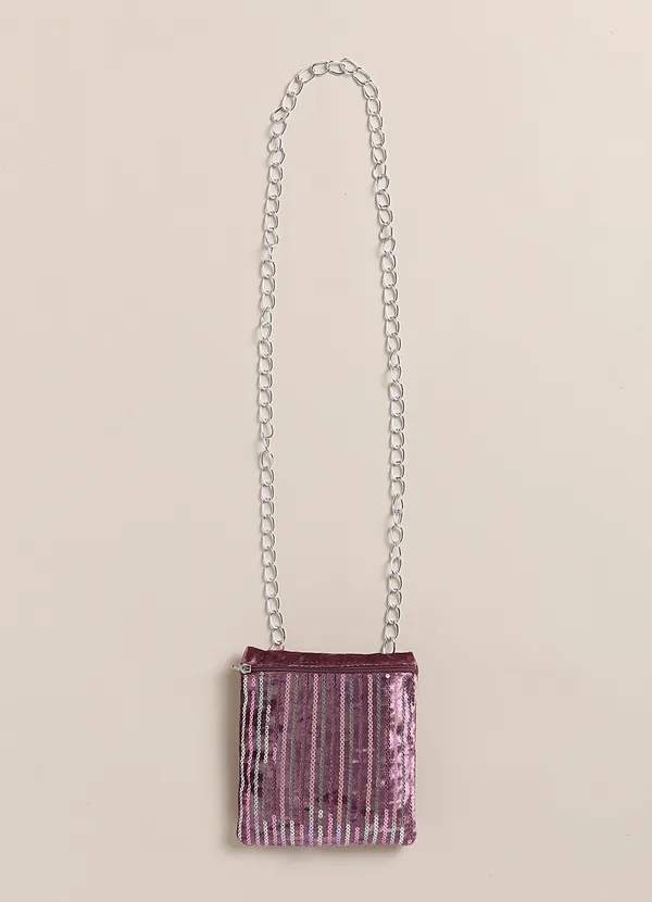 Maroon_Velvet_Sequin_Kurta_With_Pants_And_Sling_Bag_For_Girls